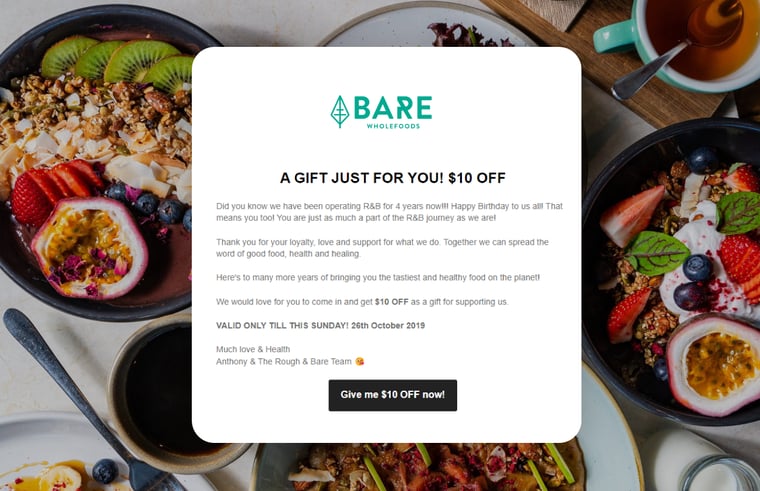 Bare-Wholefoods-Birthday-Email-Discount-Code