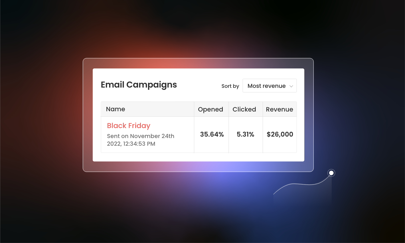 Black Friday email campaign