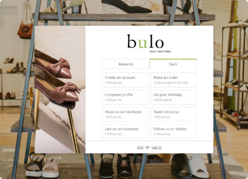 bulo-shoes-points-earning-options