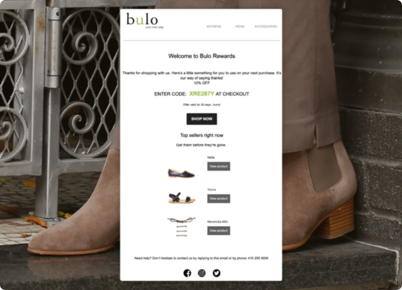 bulo-shoes-welcome-email-offer