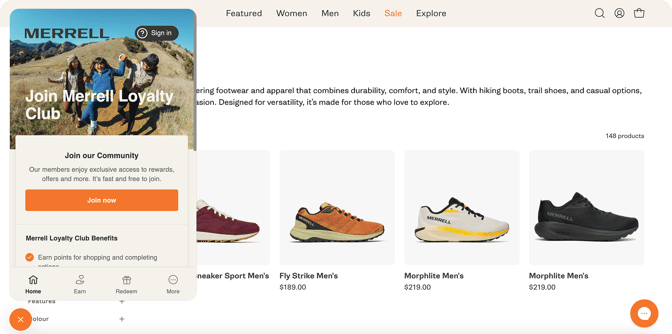 Merrell Loyalty Program
