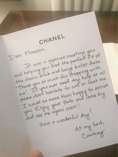 chanel retail store personal touch 