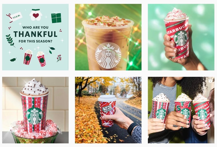 examples of holiday instagram posts