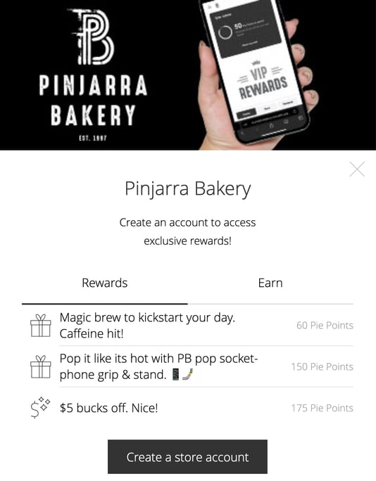 pinjarra bakery loyalty program